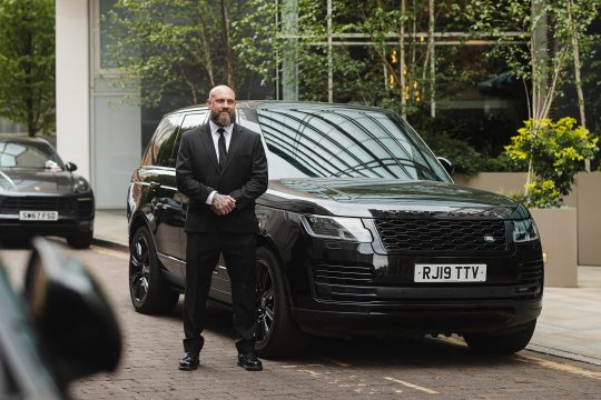 Professional branding photography for security professionals
