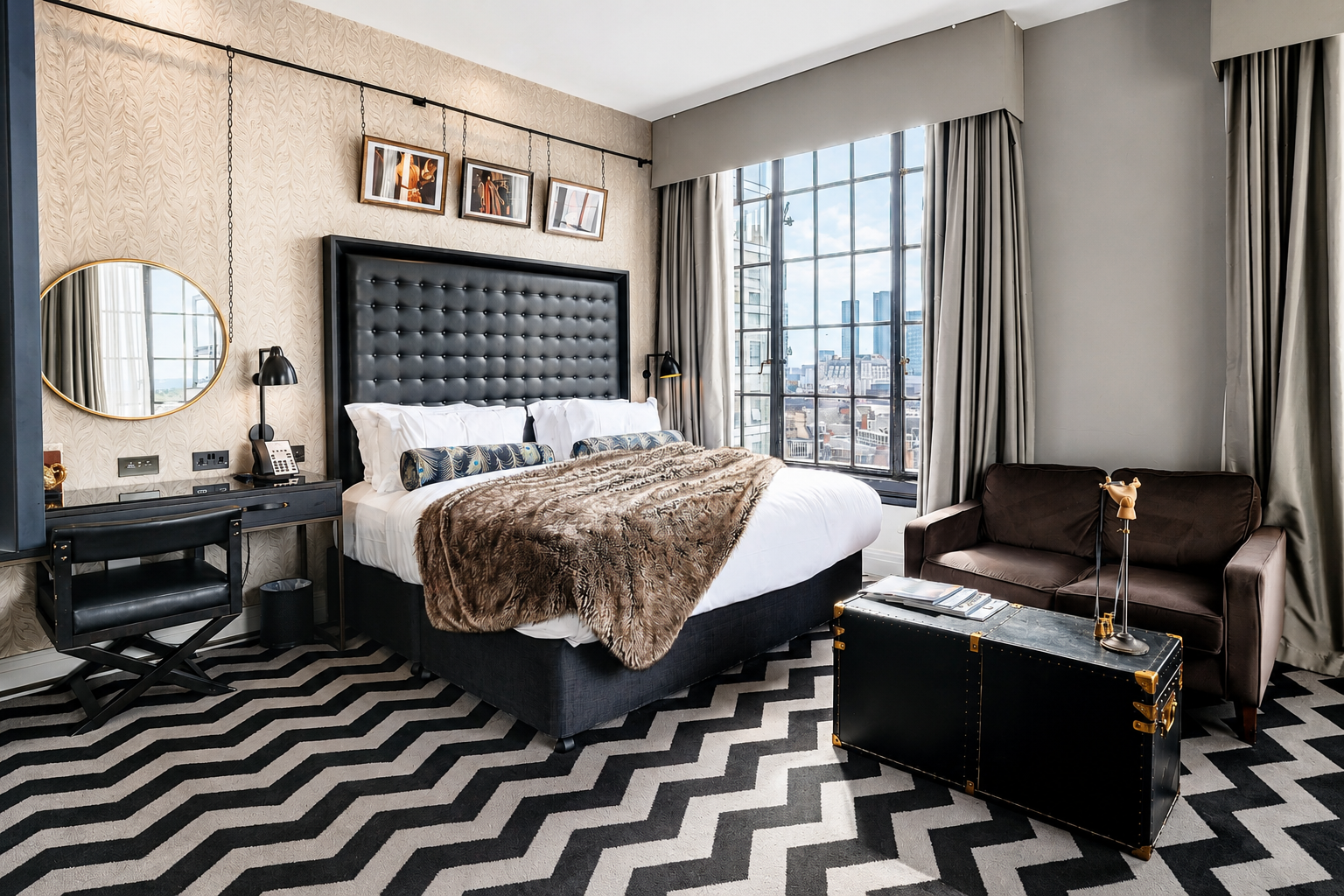 The Rex hotel Manchester, bedroom photographer